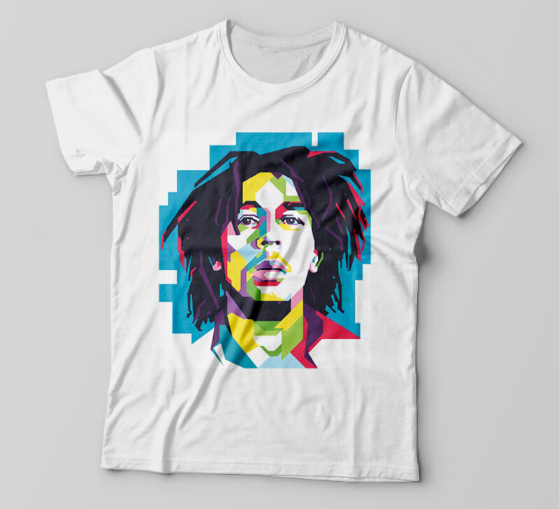 Camiseta Bob Marley Rosto