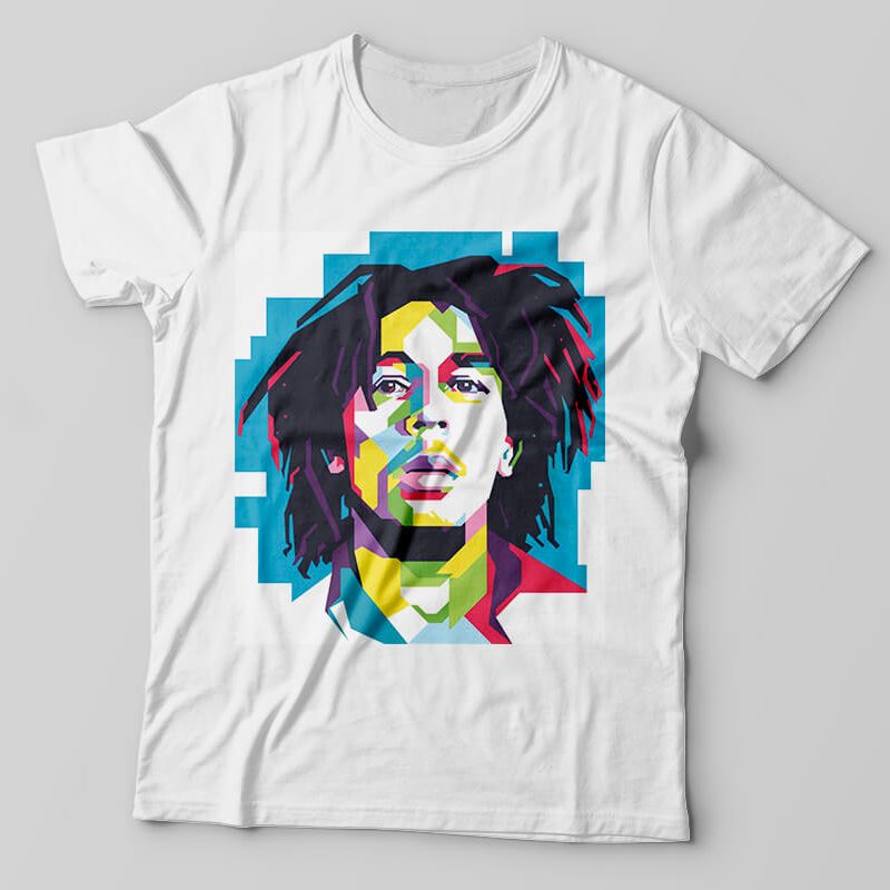 Camiseta Bob Marley Rosto