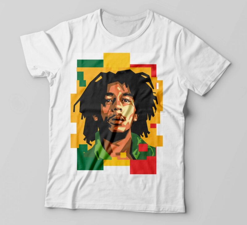 Camisetas personalizada cantor Bob Marley