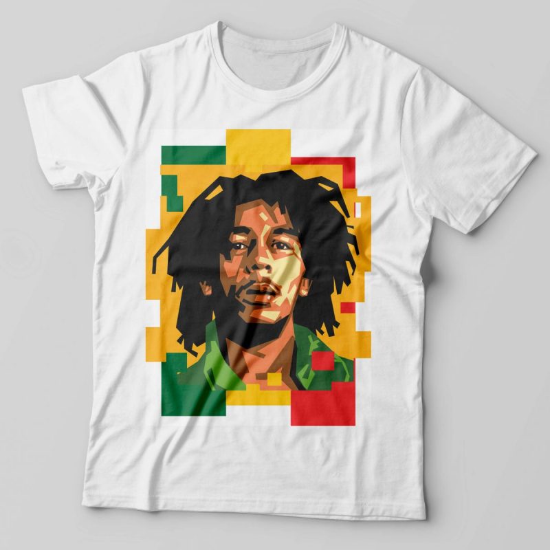 Camisetas personalizada cantor Bob Marley