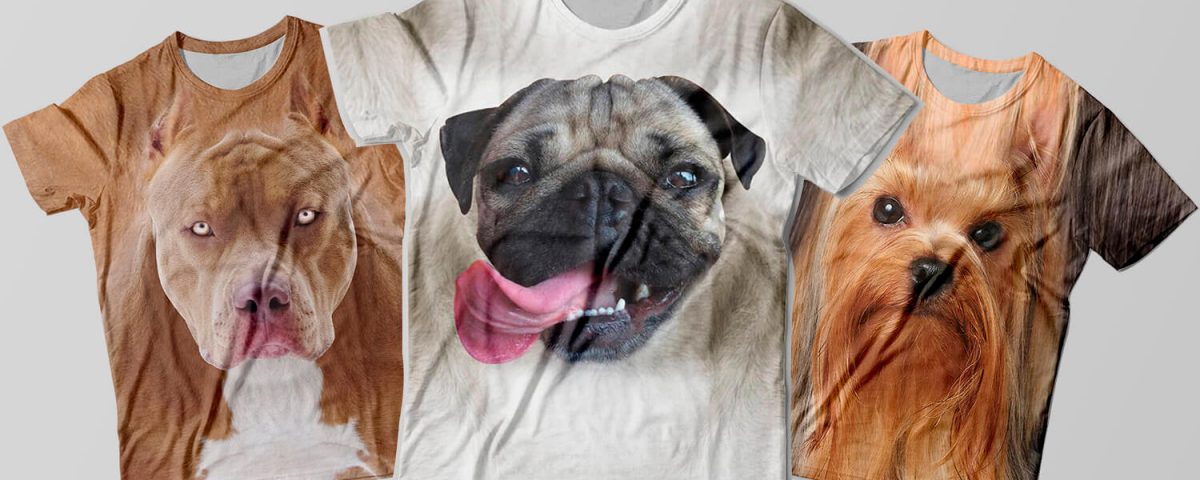 Camisetas personalizadas de animais 3D