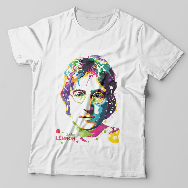 Camisetas personalizada cantores John Lennon