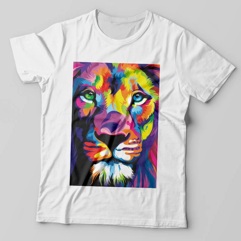 Camisetas personalizada Leão Art