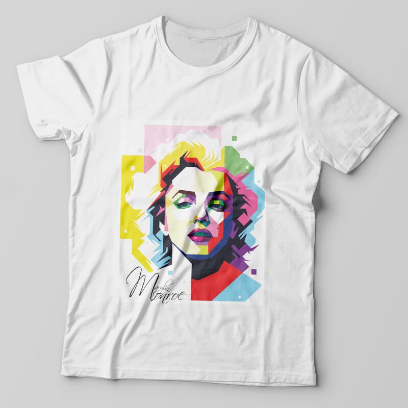 Camisetas personalizada cantoras Marilyn Monroe