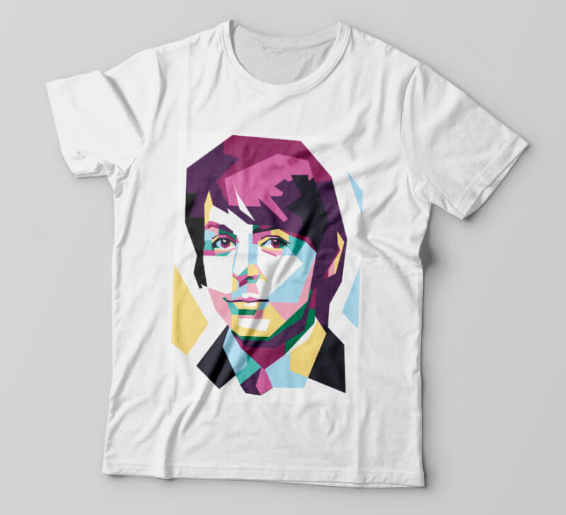 Camisetas personalizada cantores Paul Mccartney