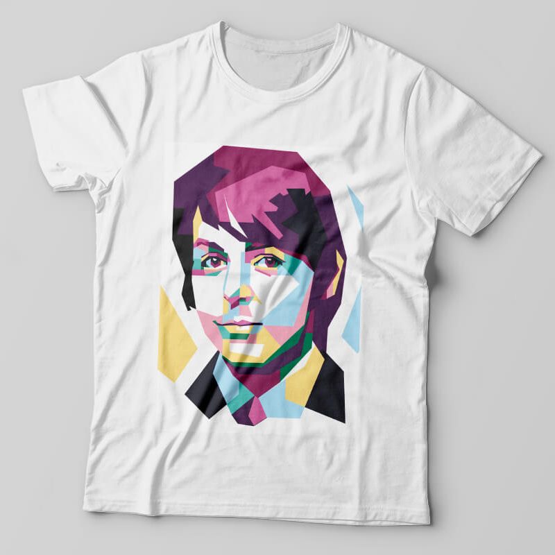 Camisetas personalizada cantores Paul Mccartney