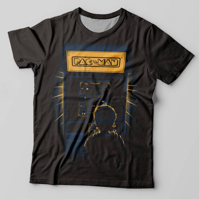 Camisetas personalizadas pac man games