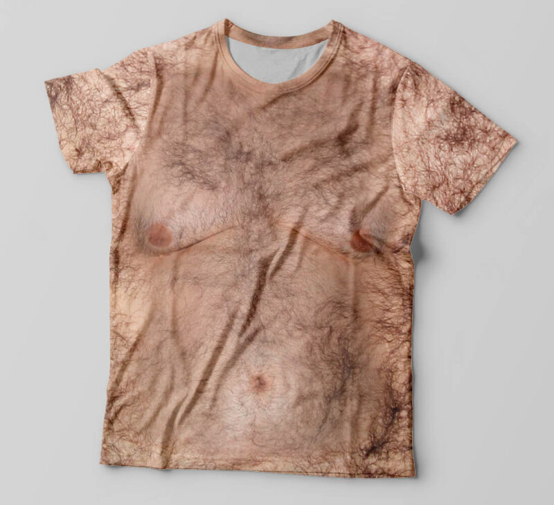 Camisetas personalizadas homem peludo