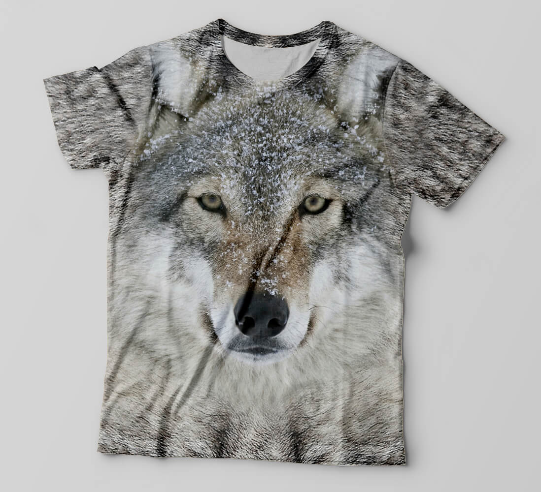 blusa de frio lobo 3d