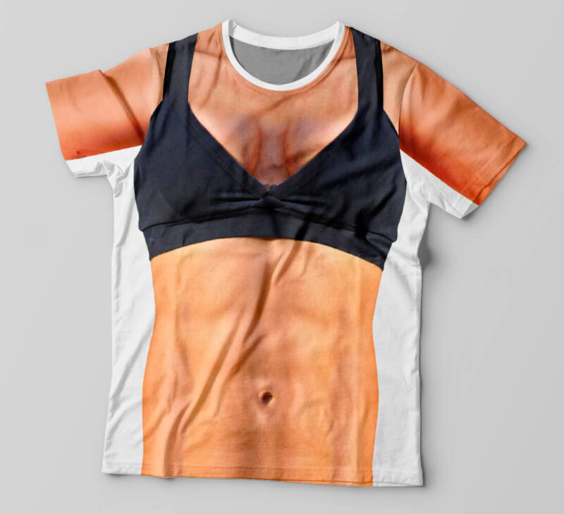 Camisetas personalizadas mulher musculosa