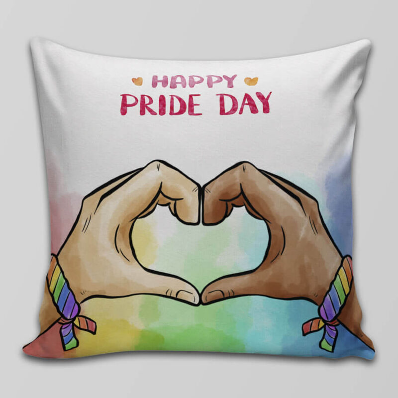 Capa de Almofada Happy Pride Day