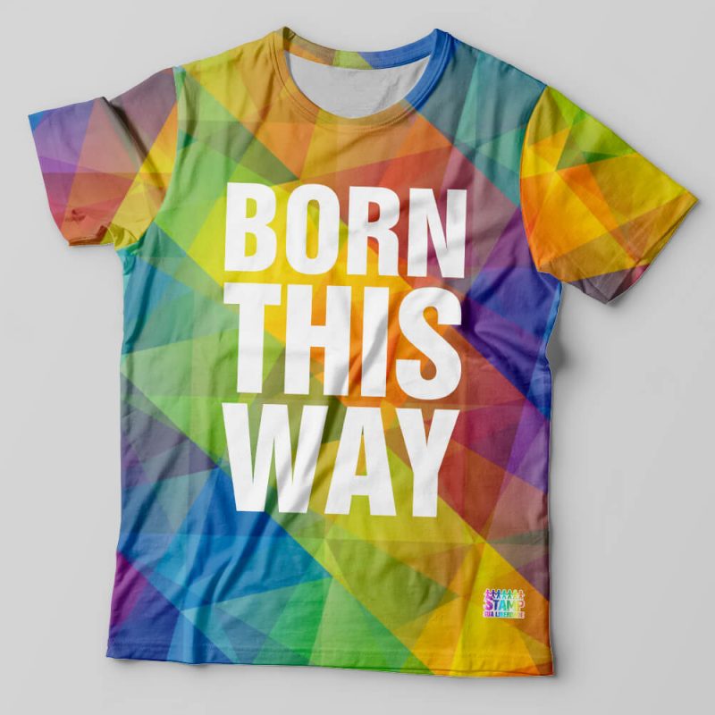 Camiseta Mosaico Born This Way