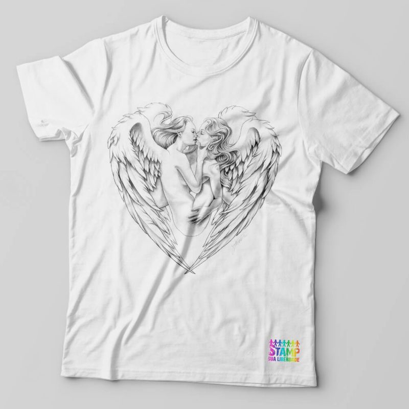 Camiseta Beijo Angelical