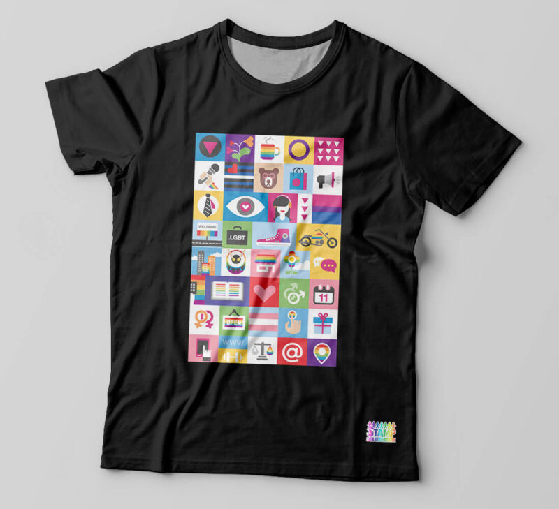 Camiseta Icons LGBT