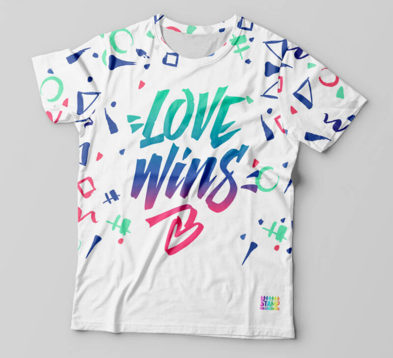 Camiseta Love Wins Total