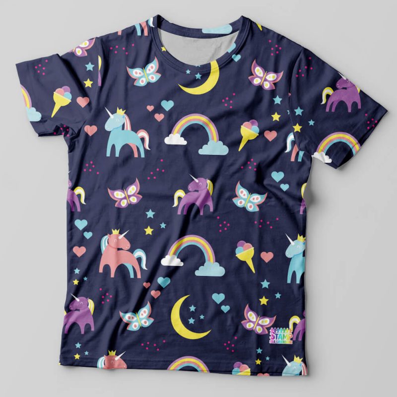 Camiseta Mini Unicórnios