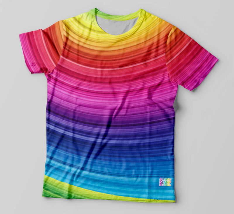 Camiseta Rainbow Curvas