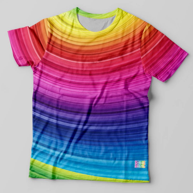 Camiseta Rainbow Curvas