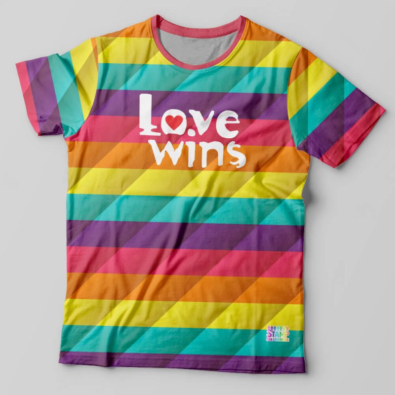 Camiseta Rainbow Love Wins