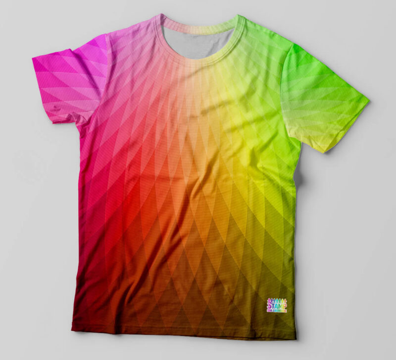 Camiseta Rainbow Mosaico