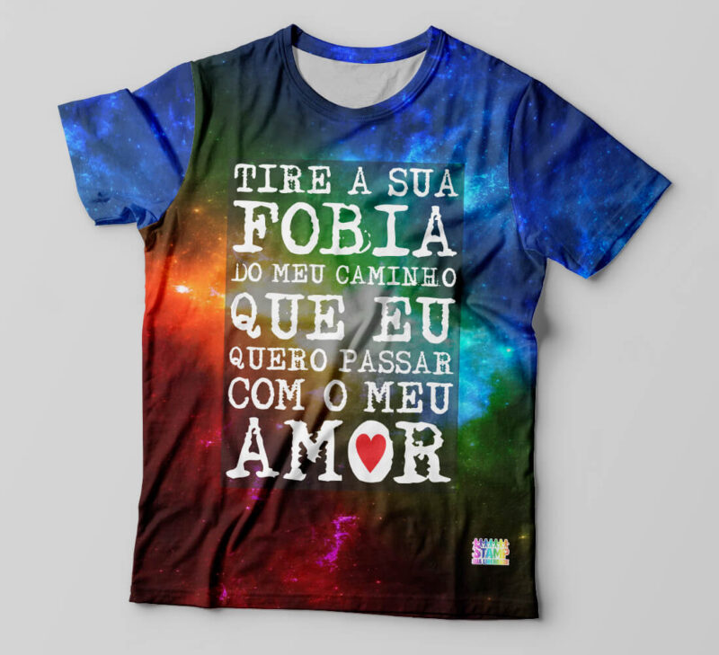 Camiseta Tire a sua Fobia