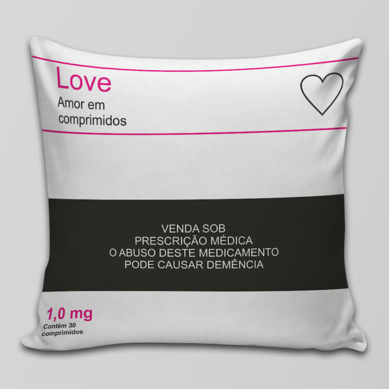 Capa de Almofada Love