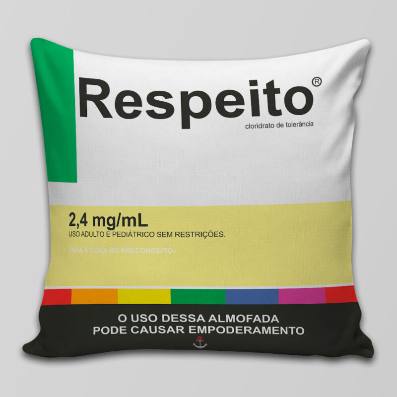 Capa de Almofada Respeito