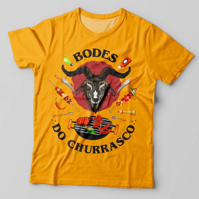 Camiseta Maçonaria Bodes do Churrasco