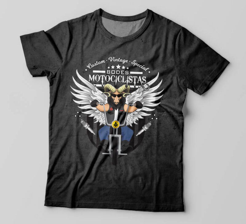 Camiseta Maçonaria Bodes Motociclistas
