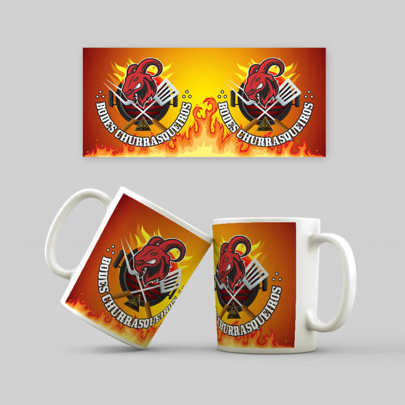 Caneca Maçonaria Bodes Churrasqueiros