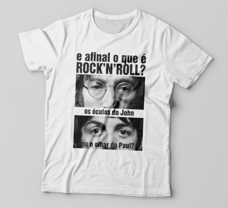 Camiseta Engenheiros do Hawaii O Papa é Pop Branca