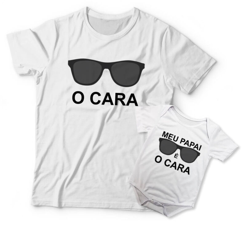 Kit Papai e Bebê Meu Pai é o Cara