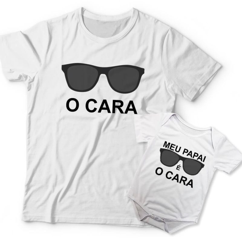 Kit Papai e Bebê Meu Pai é o Cara