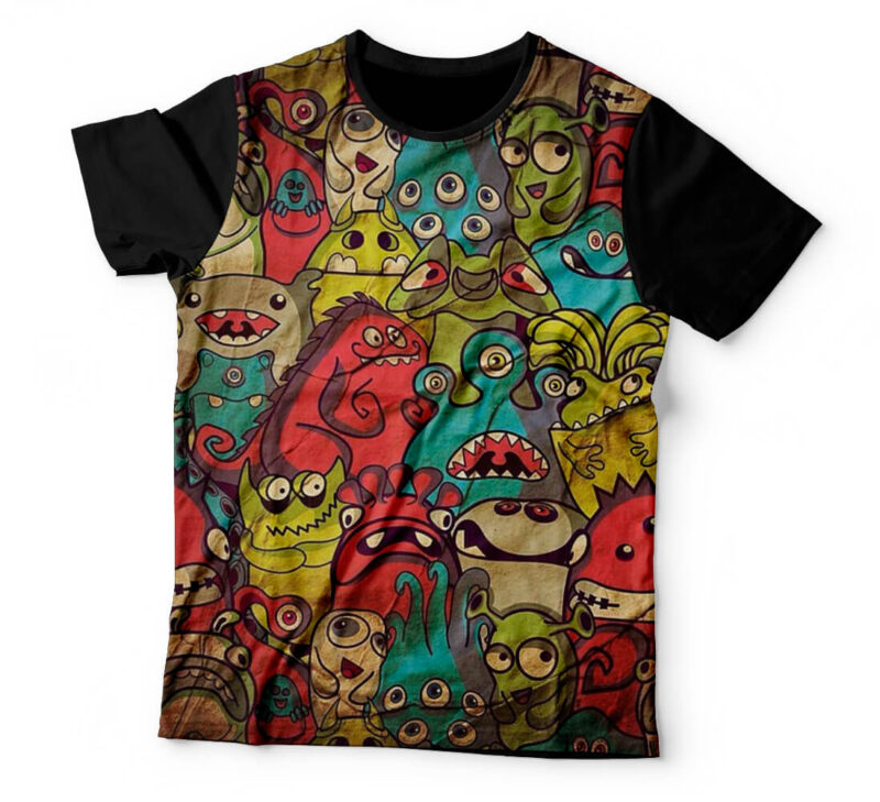 Camiseta Aliens Cartoon
