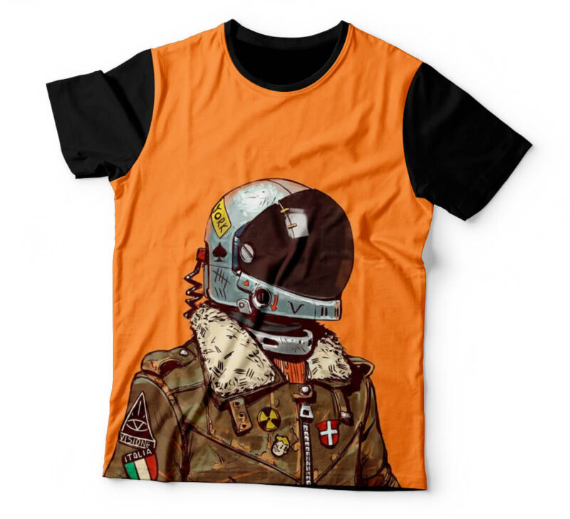 Camiseta Astronauta Retro