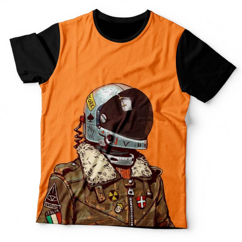 Camiseta Astronauta Retro