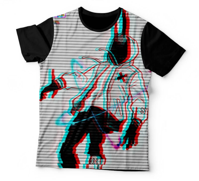 Camiseta Cyber Punk 3D