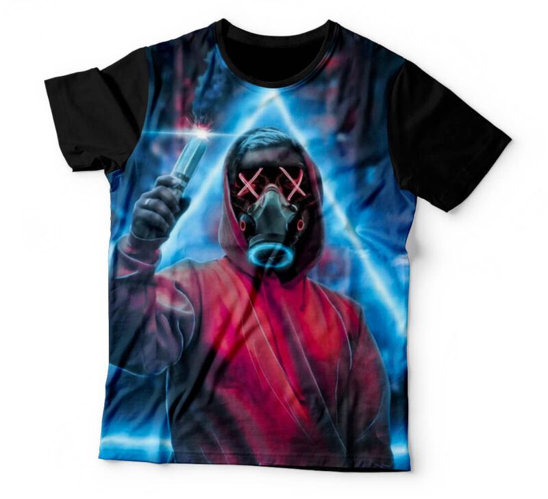 Camiseta Cyber Punk Mask