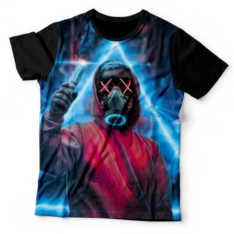 Camiseta Cyber Punk Mask