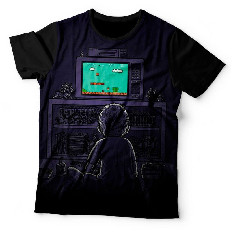 Camiseta Gamer Nintendo Retro