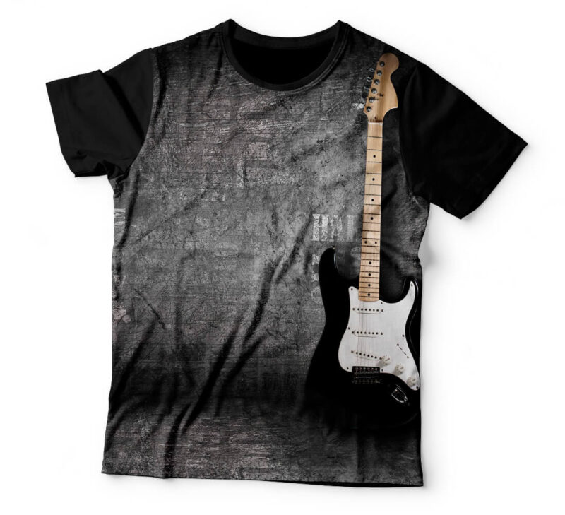 Camiseta Guitarra Lateral