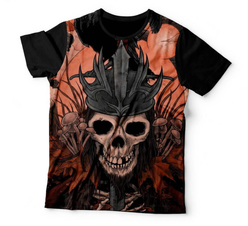 Camiseta King Skull