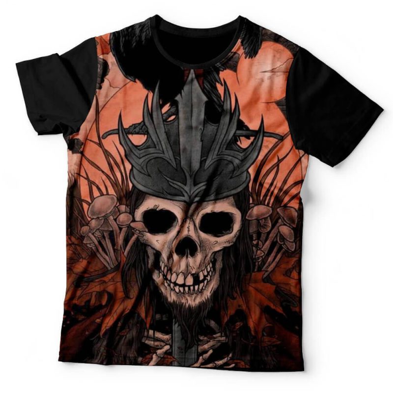 Camiseta King Skull