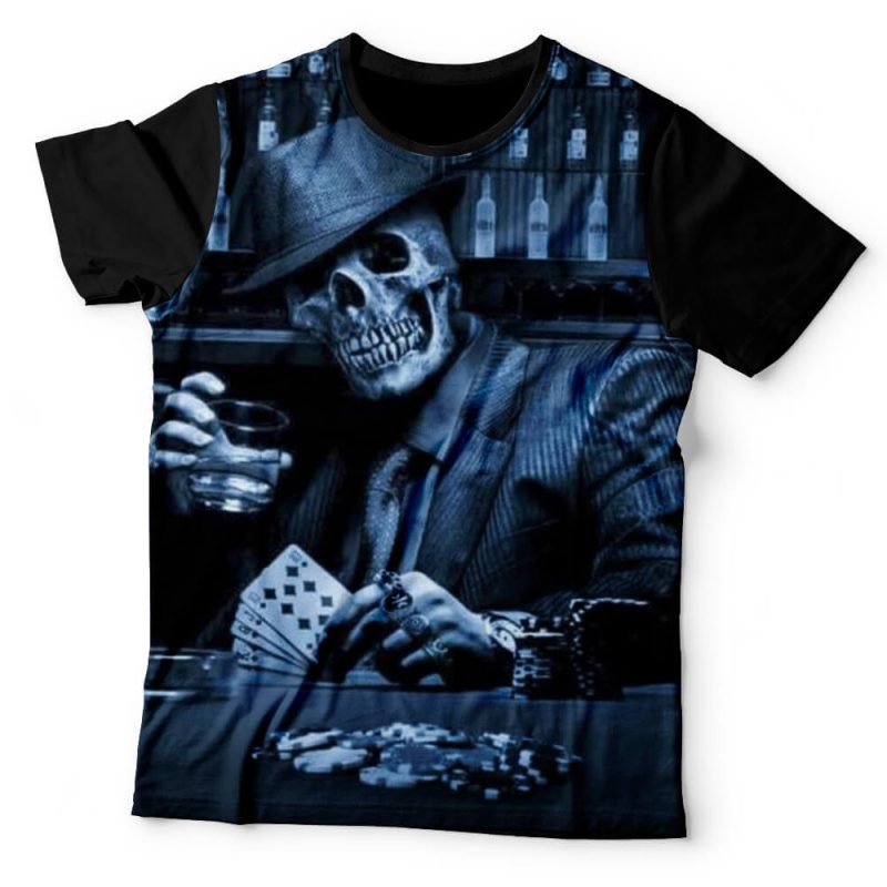 Camiseta Poker Skull