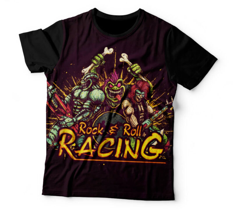 Camiseta Rock'n Roll Racing
