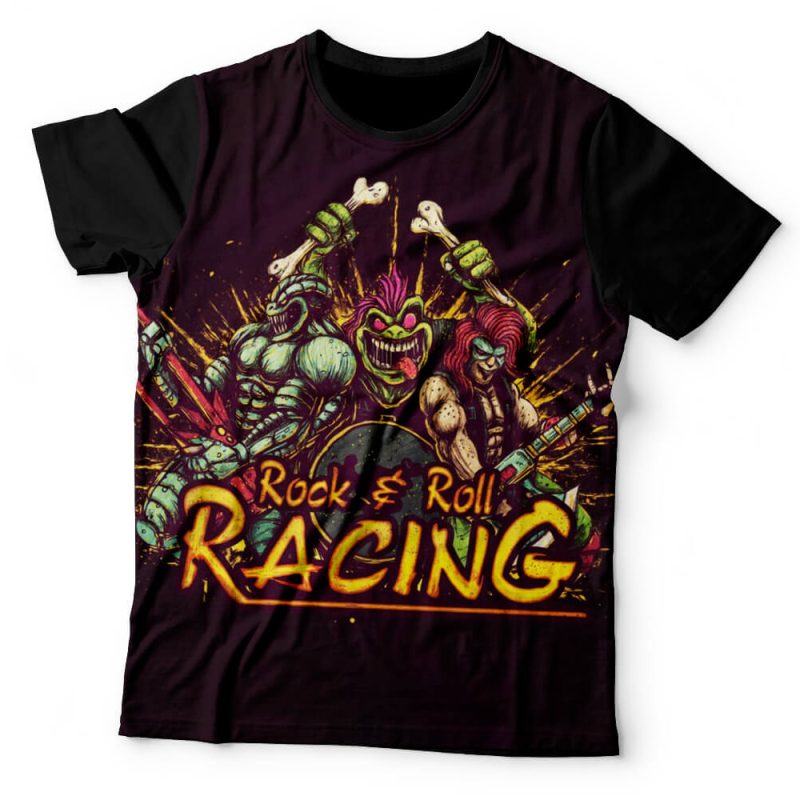 Camiseta Rock'n Roll Racing