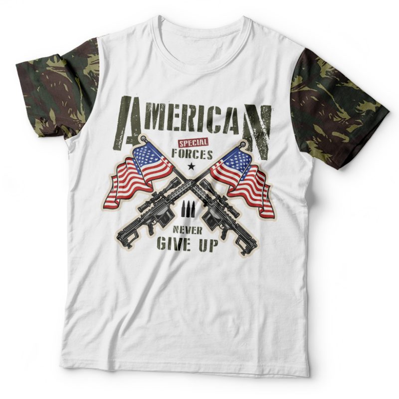 Camiseta Militar American Special Forces