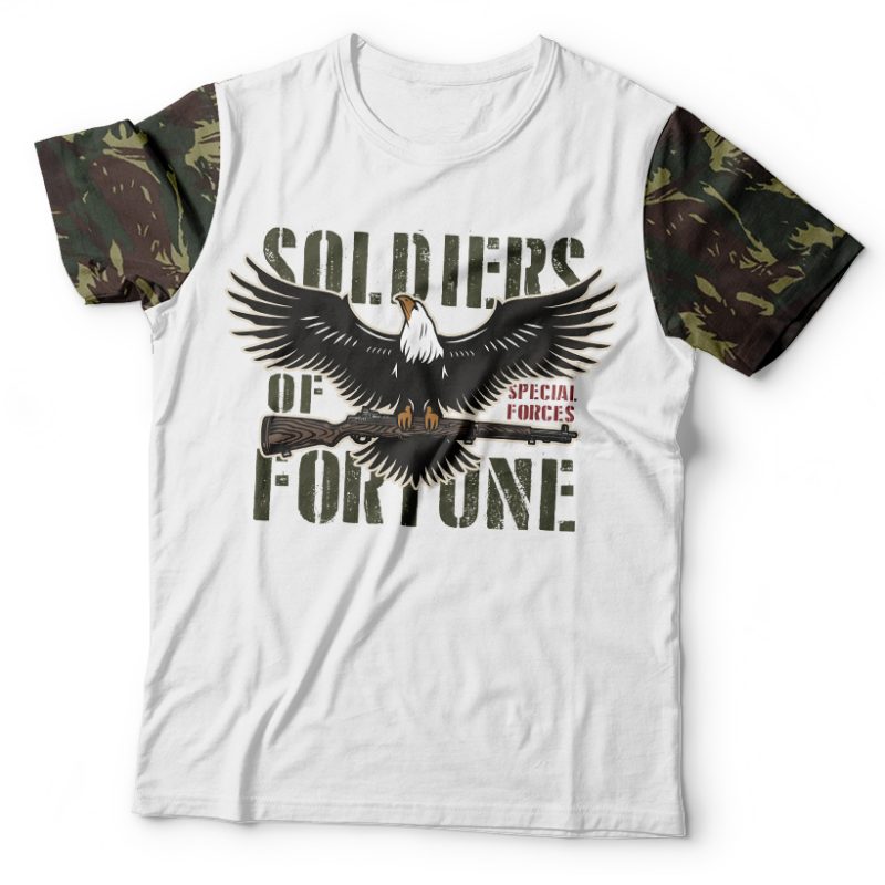 Camiseta Militar Águia Forças Especiais